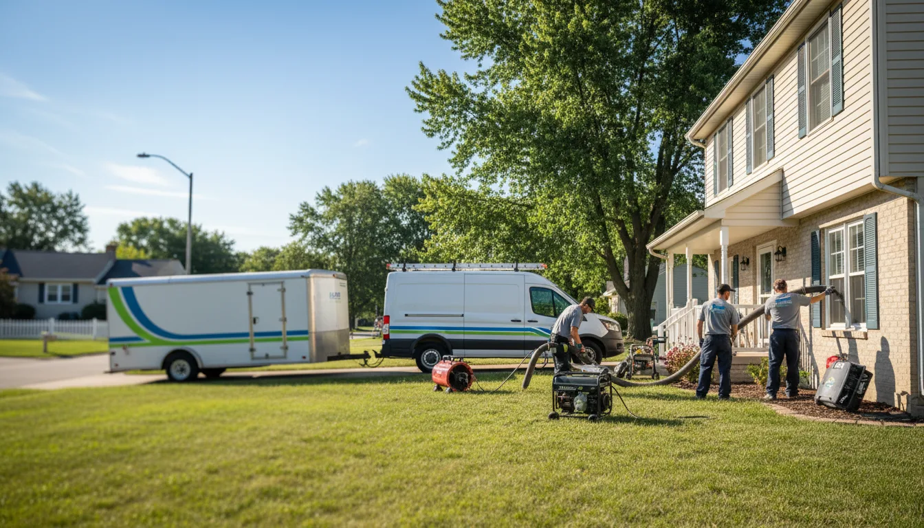 Flooded Basement Restoration And Cleanup With Repair in Herington, KS near me